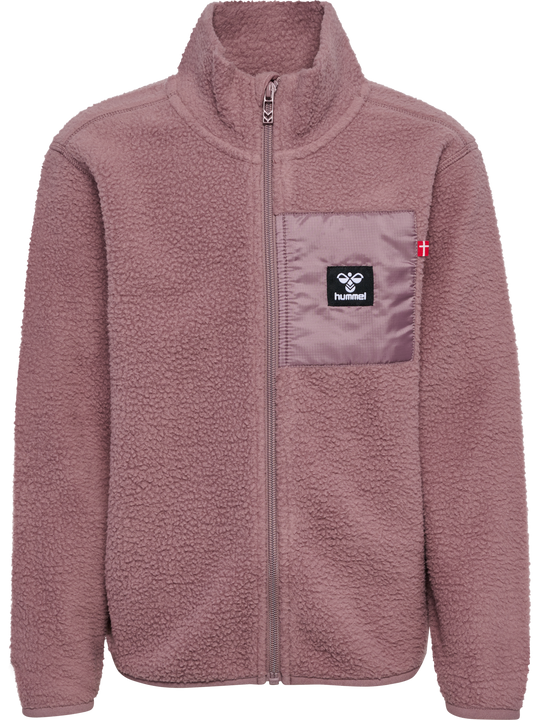 hummel ATLAS FLEECE ZIP JACKET - TWILIGHT MAUVE