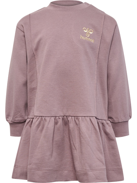 hummel HELLE DRESS L/S - TWILIGHT MAUVE