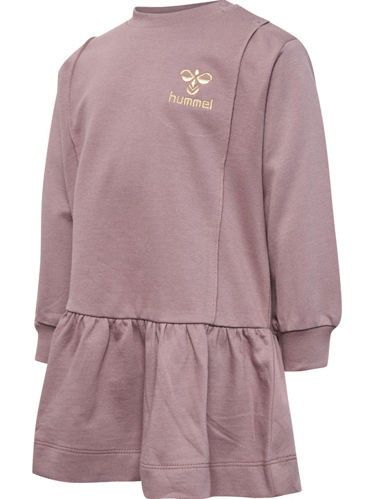 hummel HELLE DRESS L/S - TWILIGHT MAUVE