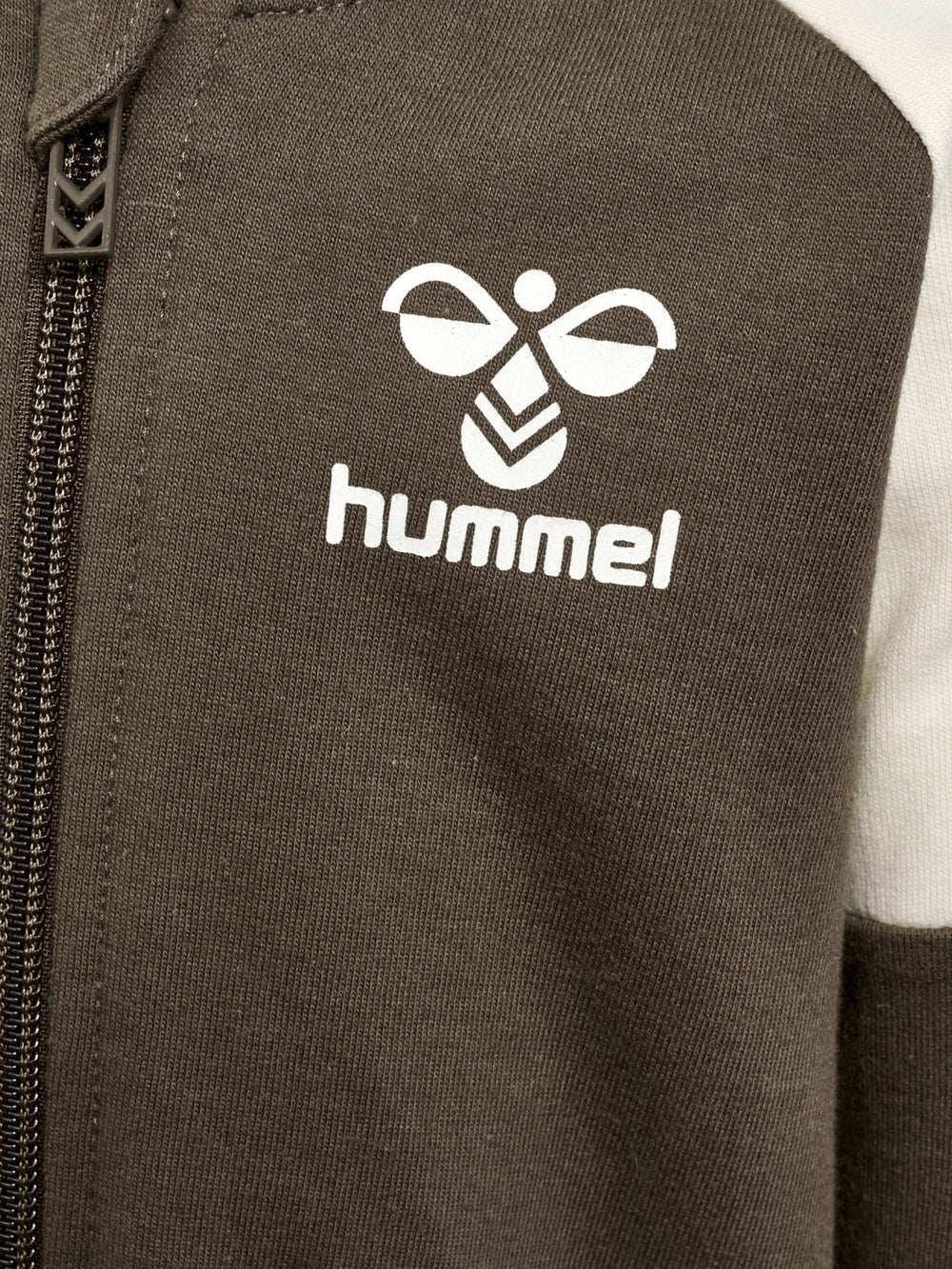 hummel HERMAN ZIP JACKET - MAJOR BROWN