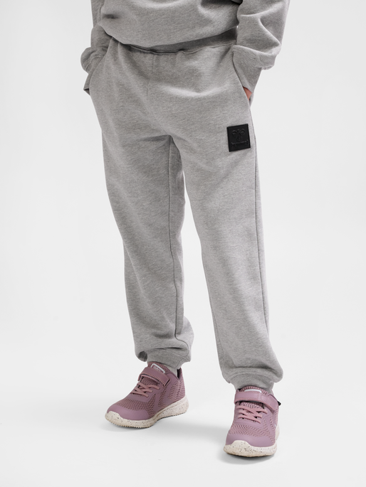 hummel CLEAN ADJUSTABLE PANTS - GREY MELANGE