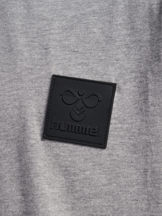 hummel CLEAN T-SHIRT S/S - GREY MELANGE