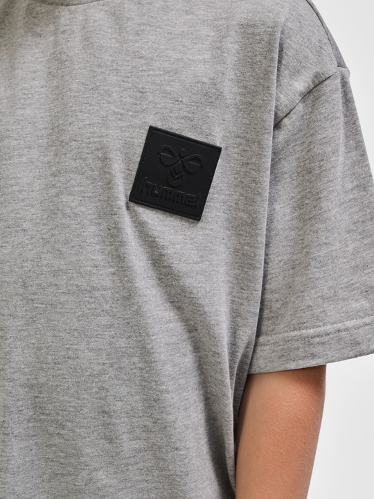 hummel CLEAN T-SHIRT S/S - GREY MELANGE