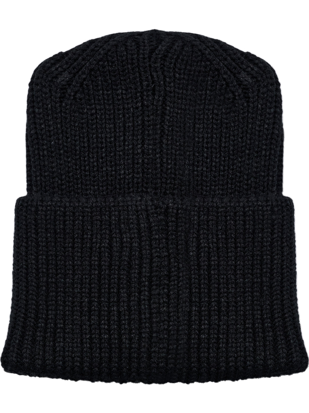 hummel hmlJR HEAVY RIB KNIT BEANIE - BLACK - Torgunns Barneklær AS
