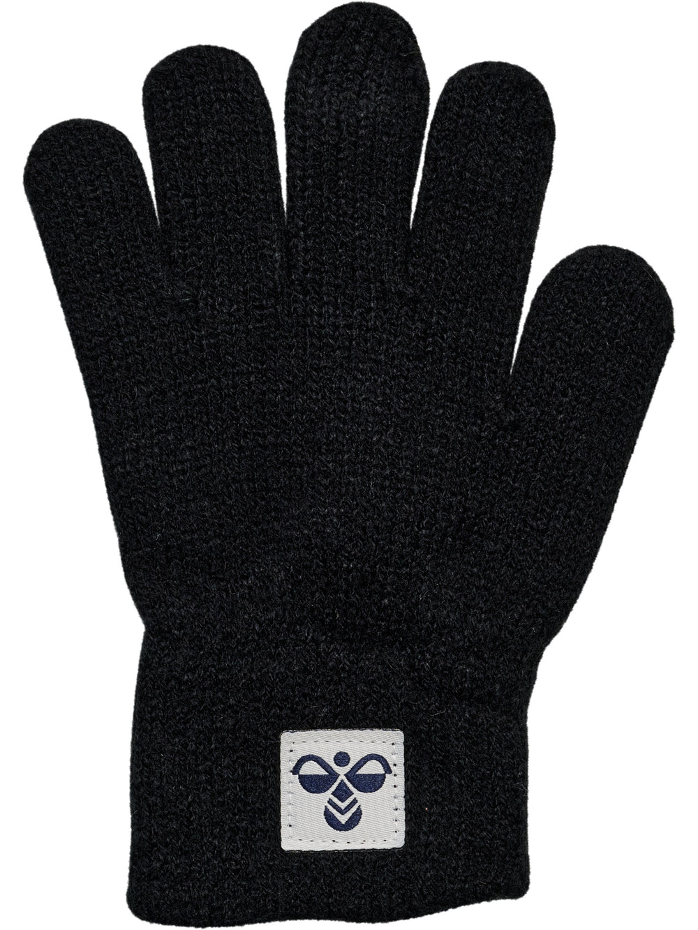 hummel hmlJR KNIT GLOVES 2-PACK - BLACK - Torgunns Barneklær AS