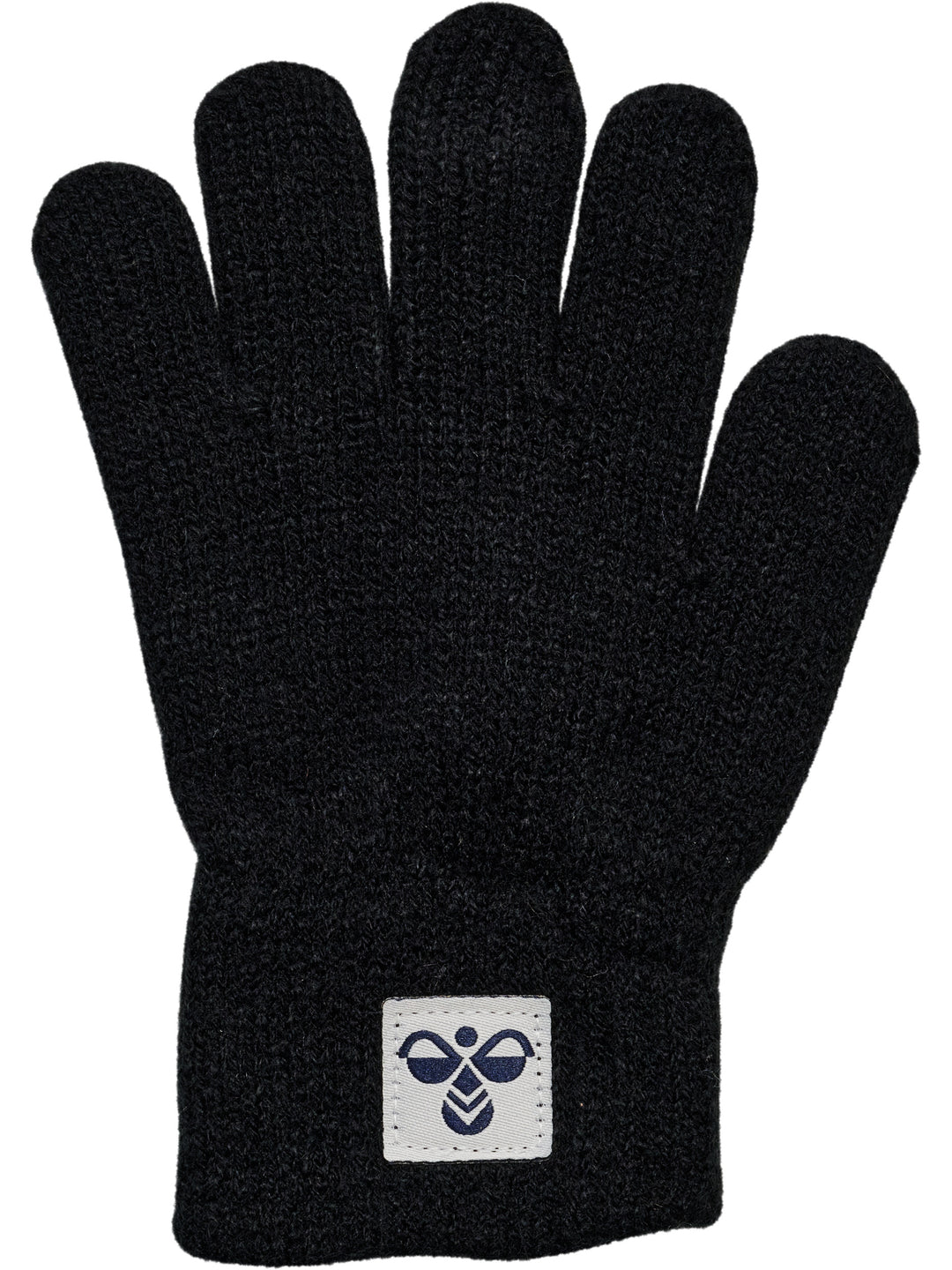 hummel hmlJR KNIT GLOVES 2-PACK - BLACK - Torgunns Barneklær AS