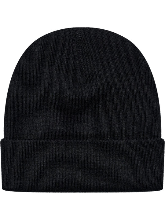 hummel hmlJR KNIT BEANIE - BLACK - Torgunns Barneklær AS