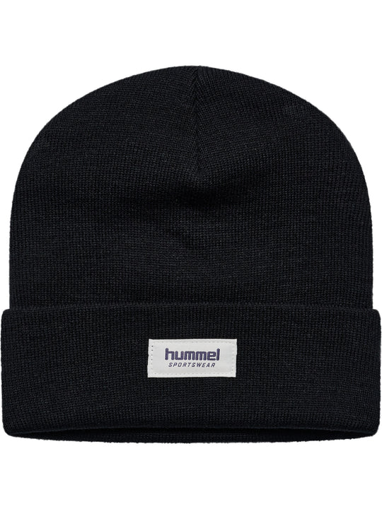 hummel hmlJR KNIT BEANIE - BLACK - Torgunns Barneklær AS