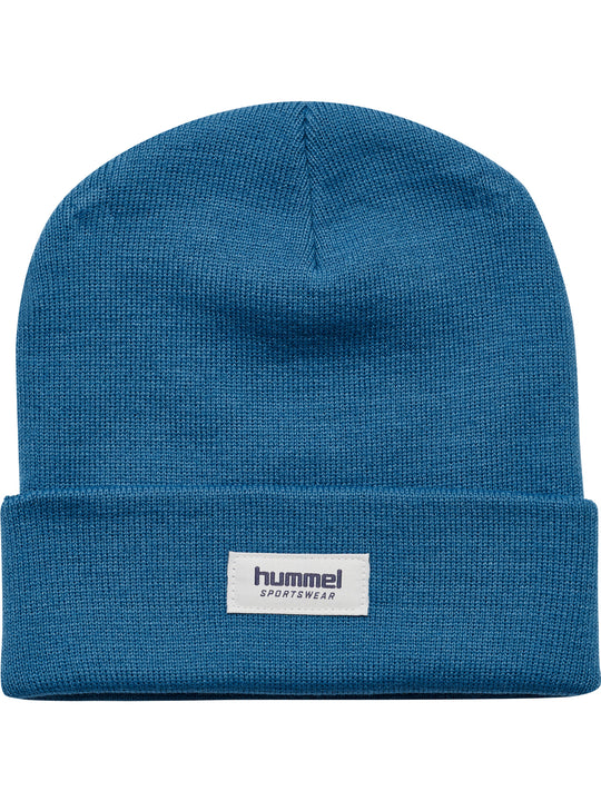 hummel hmlJR KNIT BEANIE - DUTCH BLUE - Torgunns Barneklær AS