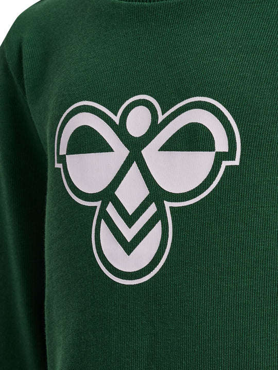 hummel MINI JERSEY CREWSUIT BEE - DARK GREEN - Torgunns Barneklær AS