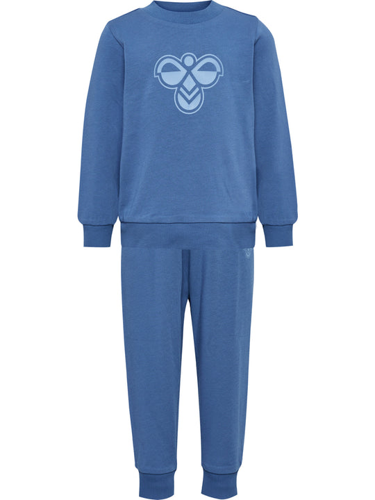 hummel MINI JERSEY CREWSUIT BEE - DUTCH BLUE - Torgunns Barneklær AS
