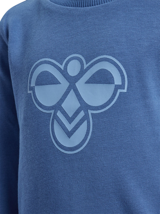 hummel MINI JERSEY CREWSUIT BEE - DUTCH BLUE - Torgunns Barneklær AS