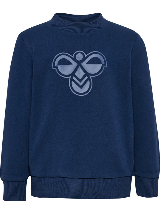 hummel MINI JERSEY CREWSUIT BEE - DRESS BLUES - Torgunns Barneklær AS