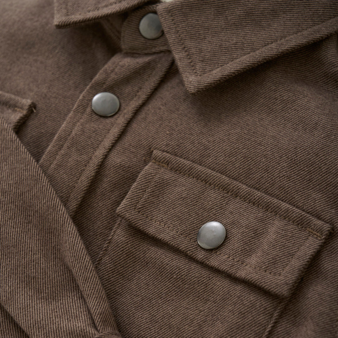 En Fant Overshirt Woven - Chocolate Brown