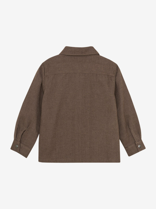 En Fant Overshirt Woven - Chocolate Brown