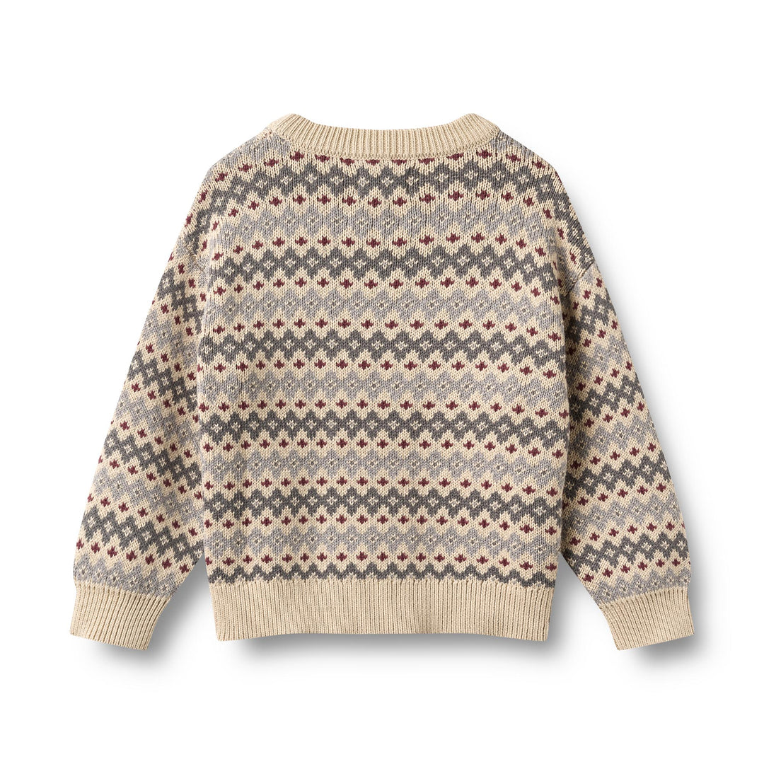 Wheat | Jacquard Pullover Harlow - Flint