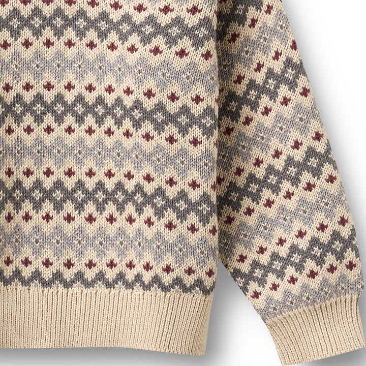 Wheat | Jacquard Pullover Harlow - Flint