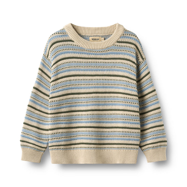 Wheat | Jacquard Pullover Harlow - Offwhite