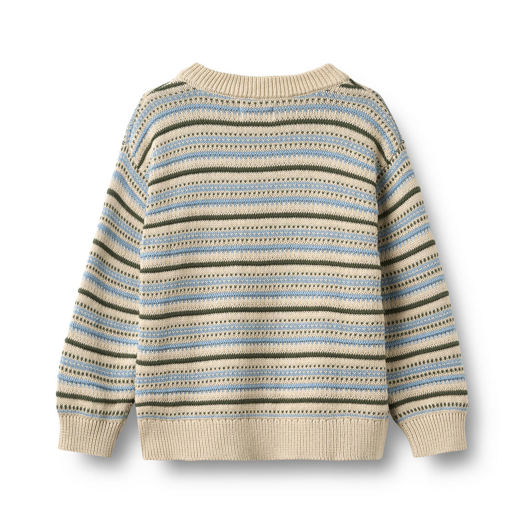 Wheat | Jacquard Pullover Harlow - Offwhite