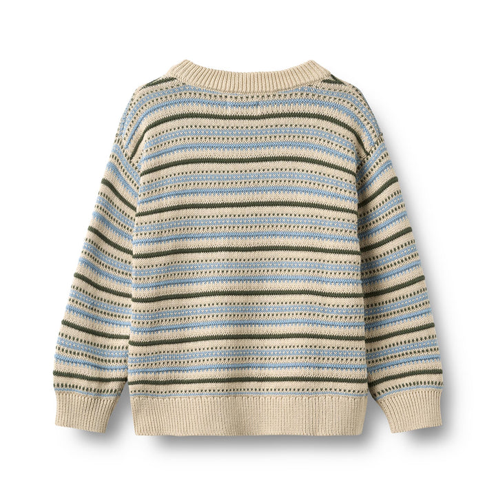 Wheat | Jacquard Pullover Harlow - Offwhite