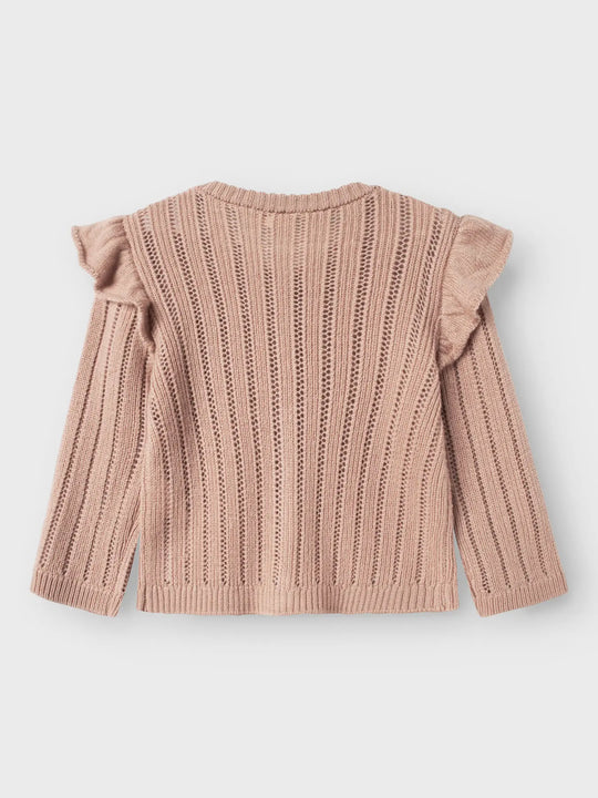 Lil' Atelier Mini WOOL NOMO LS KNIT CARD - Roebuck - Torgunns Barneklær AS