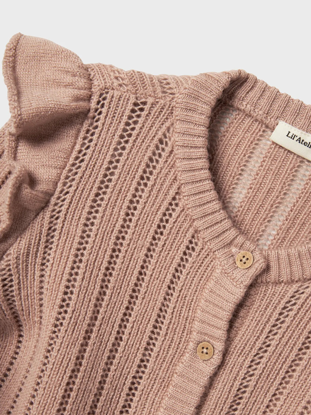 Lil' Atelier Mini WOOL NOMO LS KNIT CARD - Roebuck - Torgunns Barneklær AS