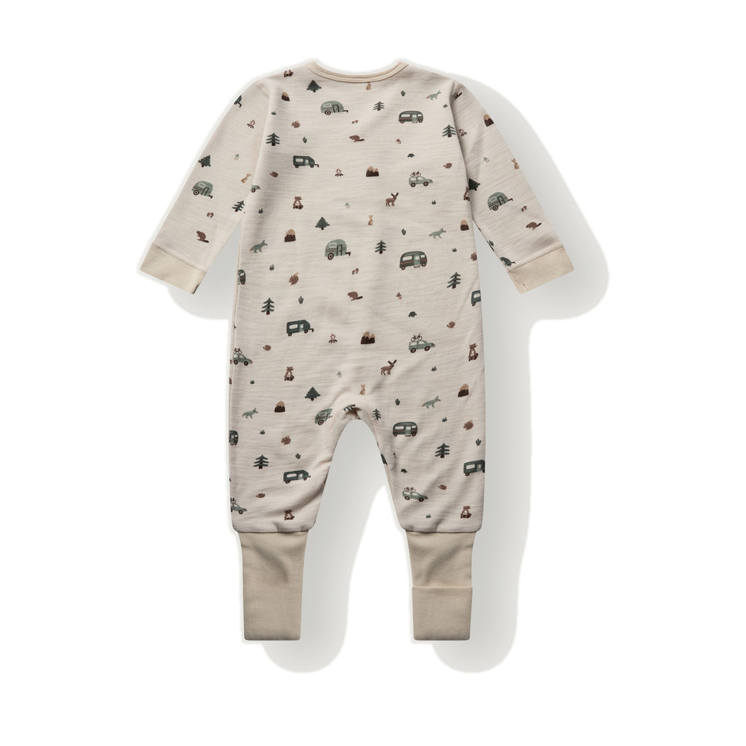 Hust &amp; Claire | Mobi Camp Nattdrakt Merinoull – French Oak