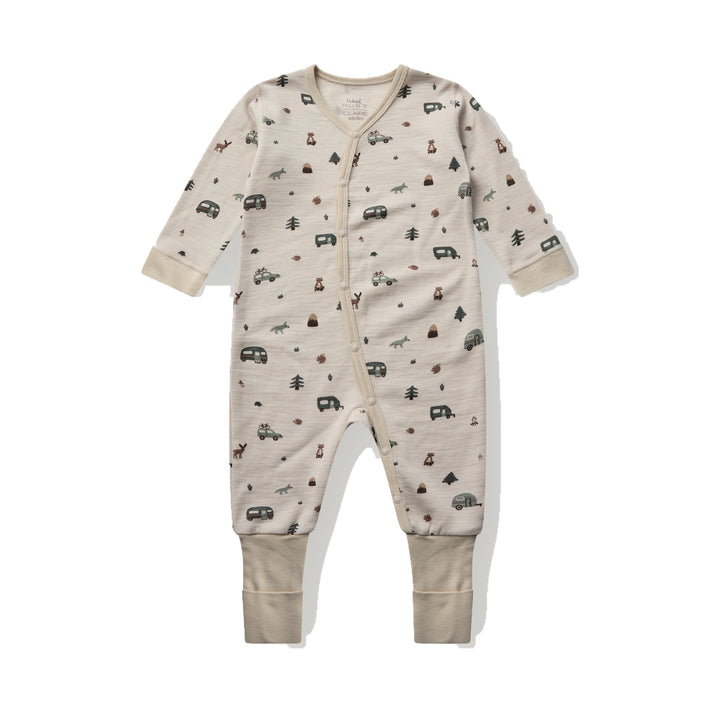Hust &amp; Claire | Mobi Camp Nattdrakt Merinoull – French Oak