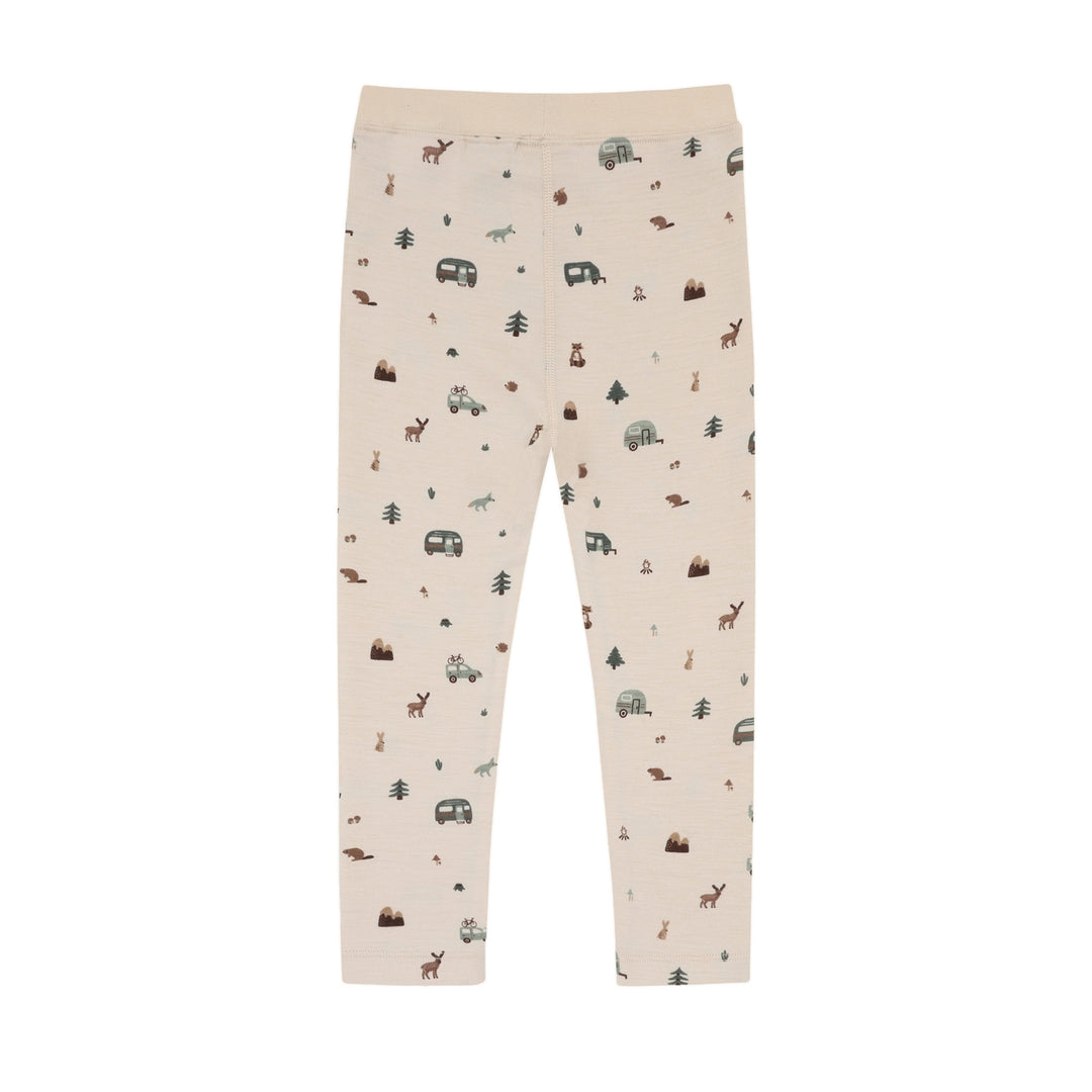 Hust &amp; Claire | Liro Camp Ull Leggings - French Oak