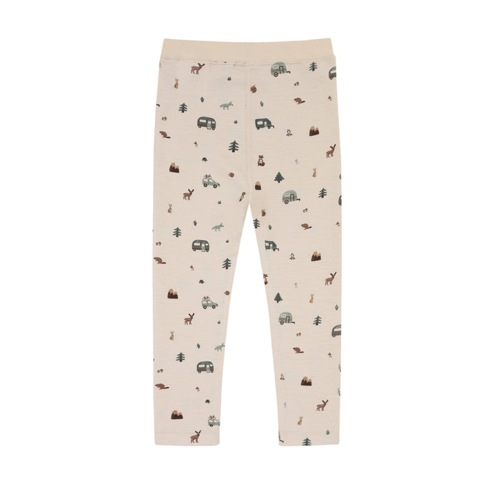 Hust &amp; Claire | Liro Camp Ull Leggings - French Oak