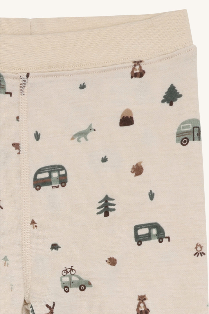 Hust &amp; Claire | Liro Camp Ull Leggings - French Oak