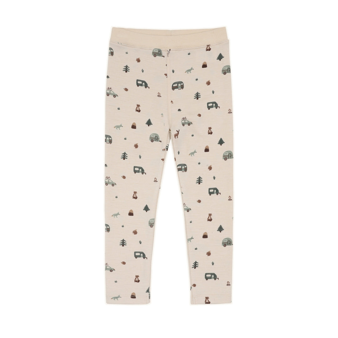 Hust &amp; Claire | Liro Camp Ull Leggings - French Oak