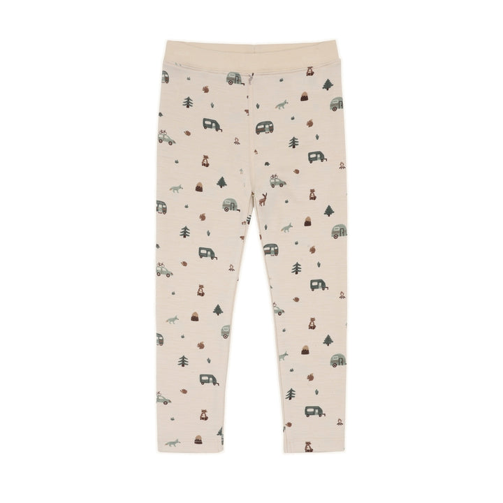 Hust &amp; Claire | Liro Camp Ull Leggings - French Oak