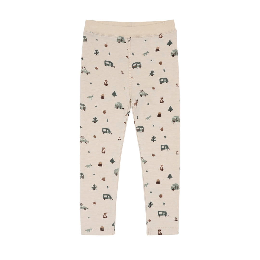 Hust &amp; Claire | Liro Camp Ull Leggings - French Oak