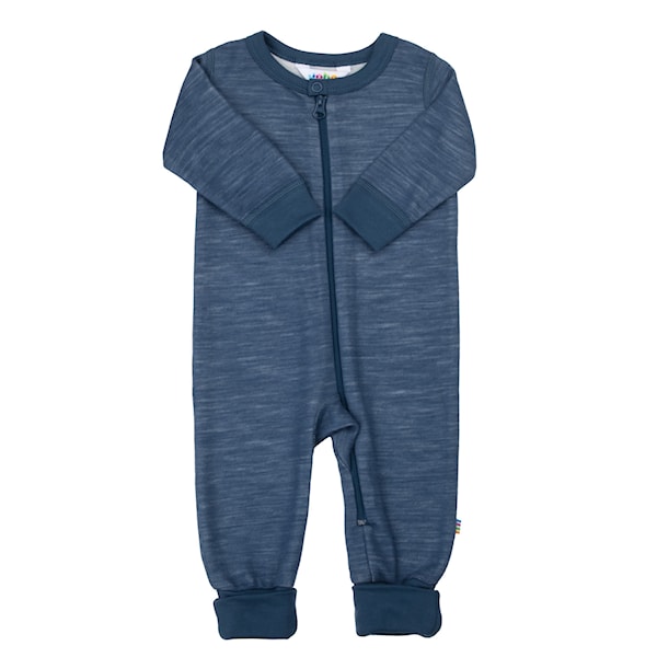 Joha Ull/Bambus Heldress m/2-i-1 fot – Denim