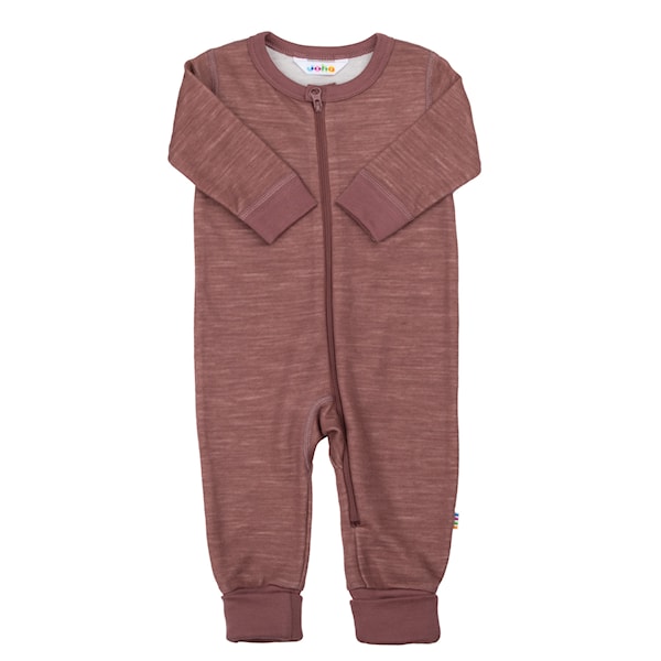 Joha Ull/Bambus Heldress m/2-i-1 fot – Gammelrosa