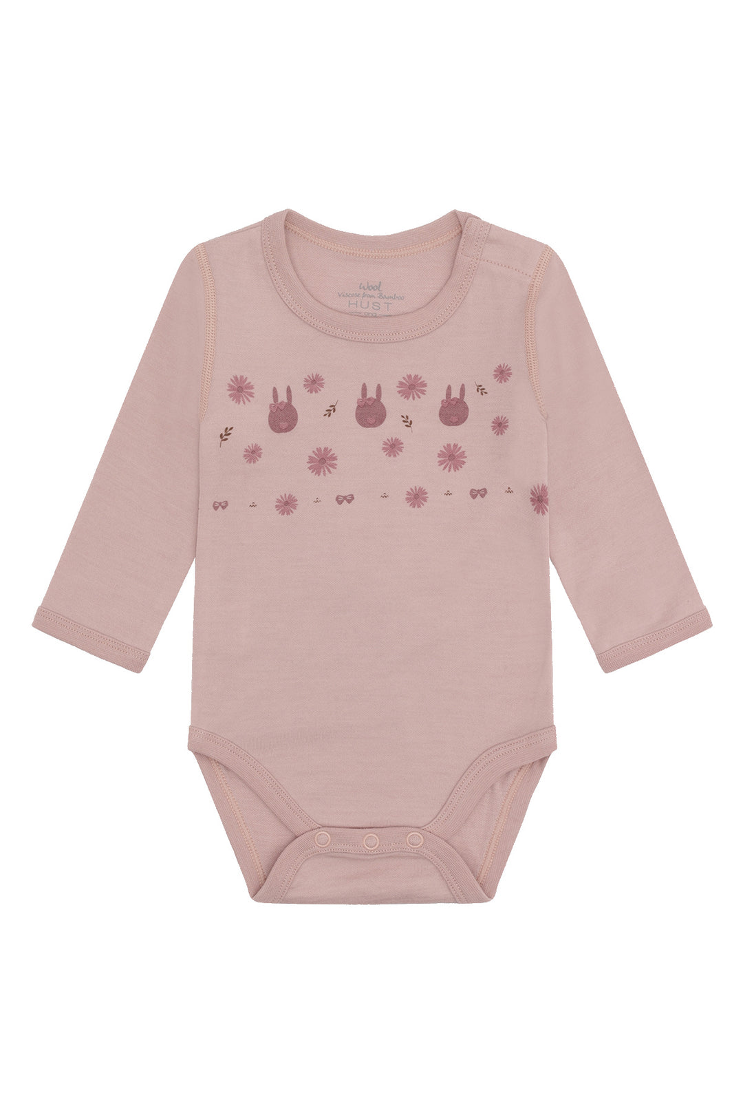 Hust &amp; Claire | Baloo Playing Body Ull/Bambus – Adobe Rose