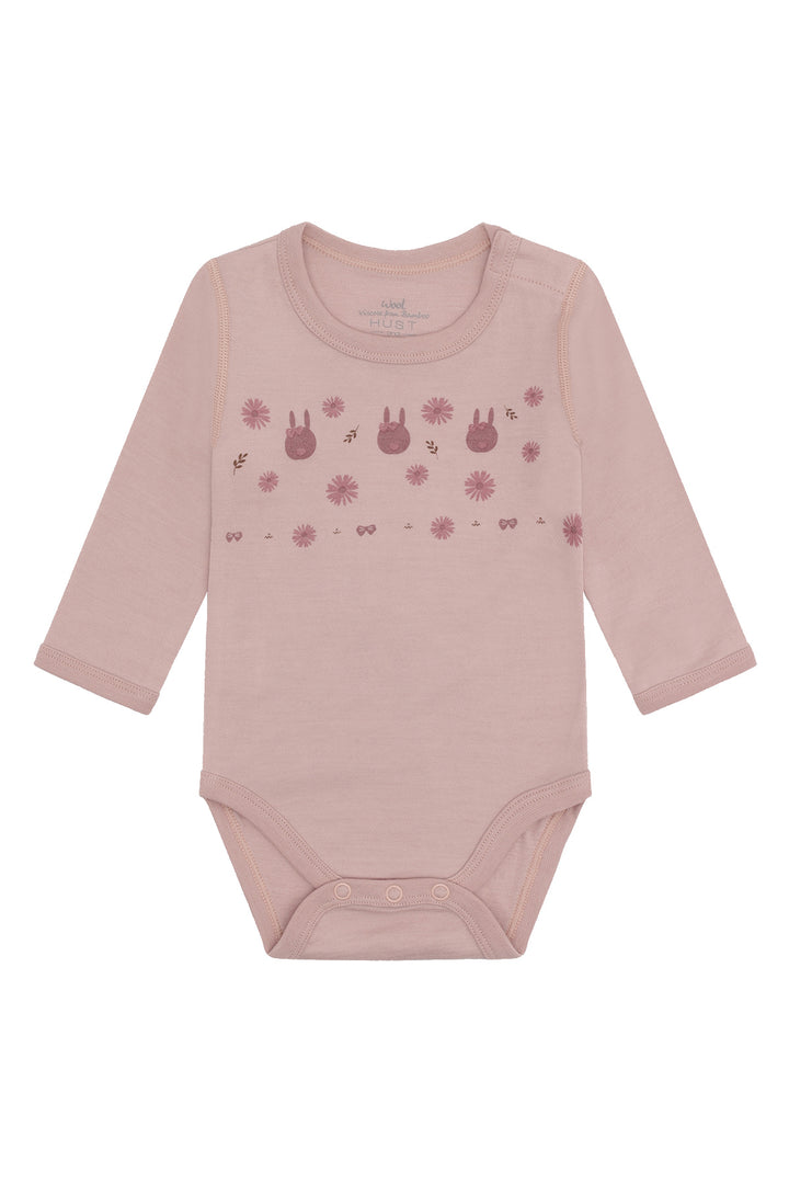 Hust &amp; Claire | Baloo Playing Body Ull/Bambus – Adobe Rose