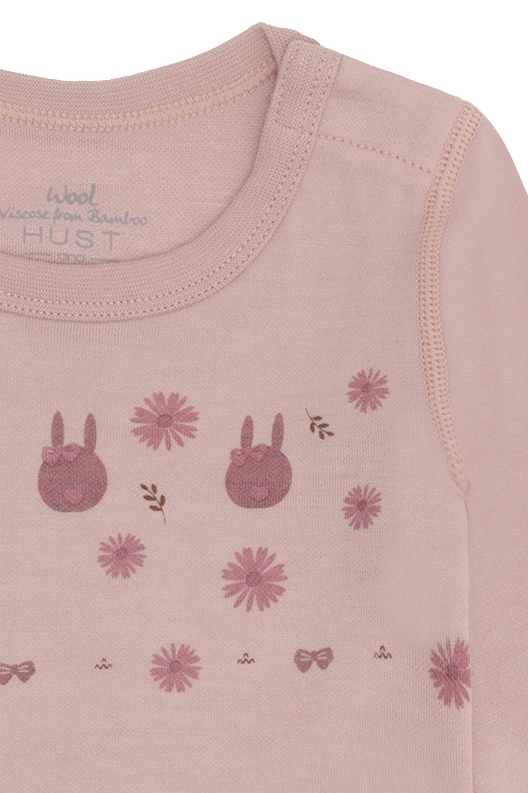 Hust &amp; Claire | Baloo Playing Body Ull/Bambus – Adobe Rose