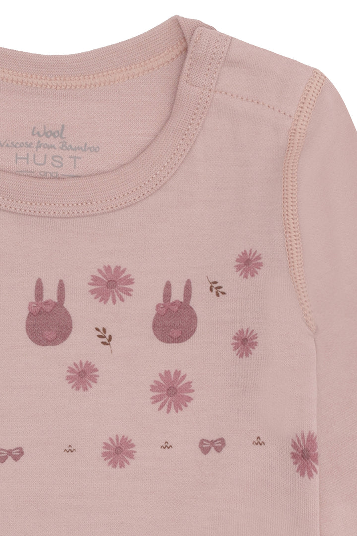 Hust &amp; Claire | Baloo Playing Body Ull/Bambus – Adobe Rose