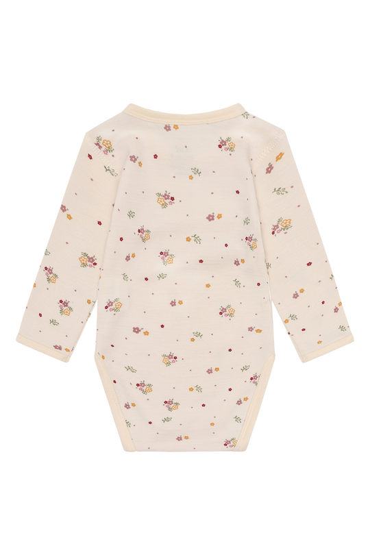 Hust & Claire | Ull | Bo Flora - Offwhite Blomsterprint - Torgunns Barneklær AS