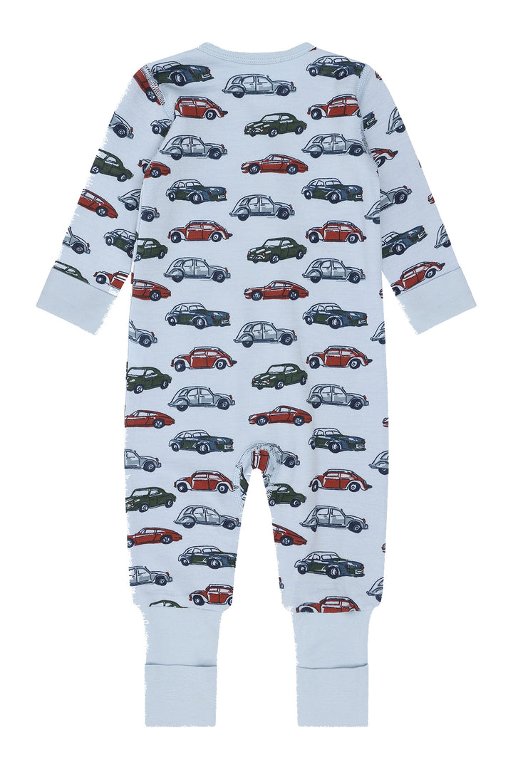 Hust &amp; Claire | Mobi Cars Pysj Merinoull – Baby Blue