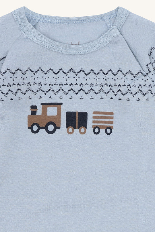 Hust & Claire | Ull | Bo Train - Baby Blue - Torgunns Barneklær AS