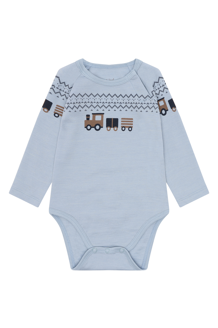 Hust &amp; Claire | Bo Train Body Merinoull – Baby Blue