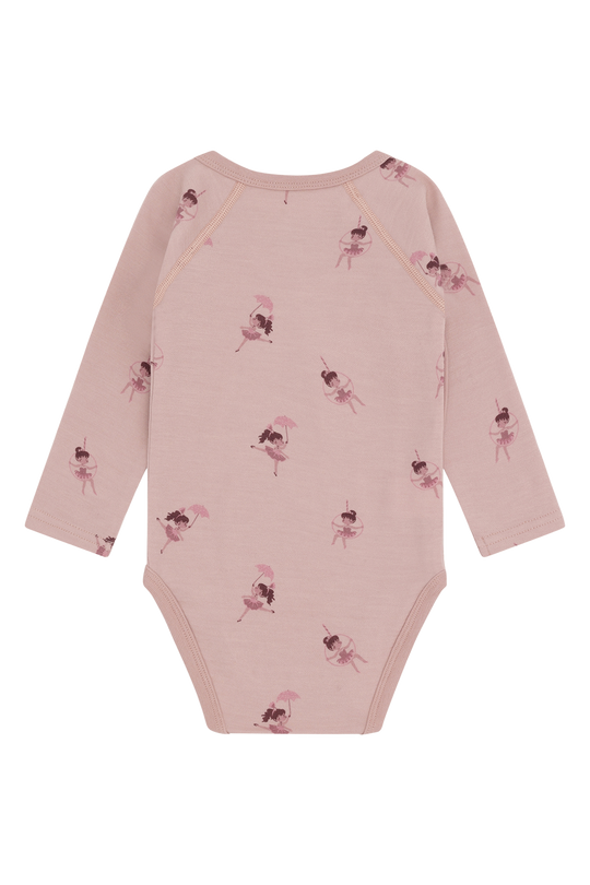 Hust & Claire | Ull/Bambus | Baloo Wrap Line Dancer - Adobe Rose - Torgunns Barneklær AS