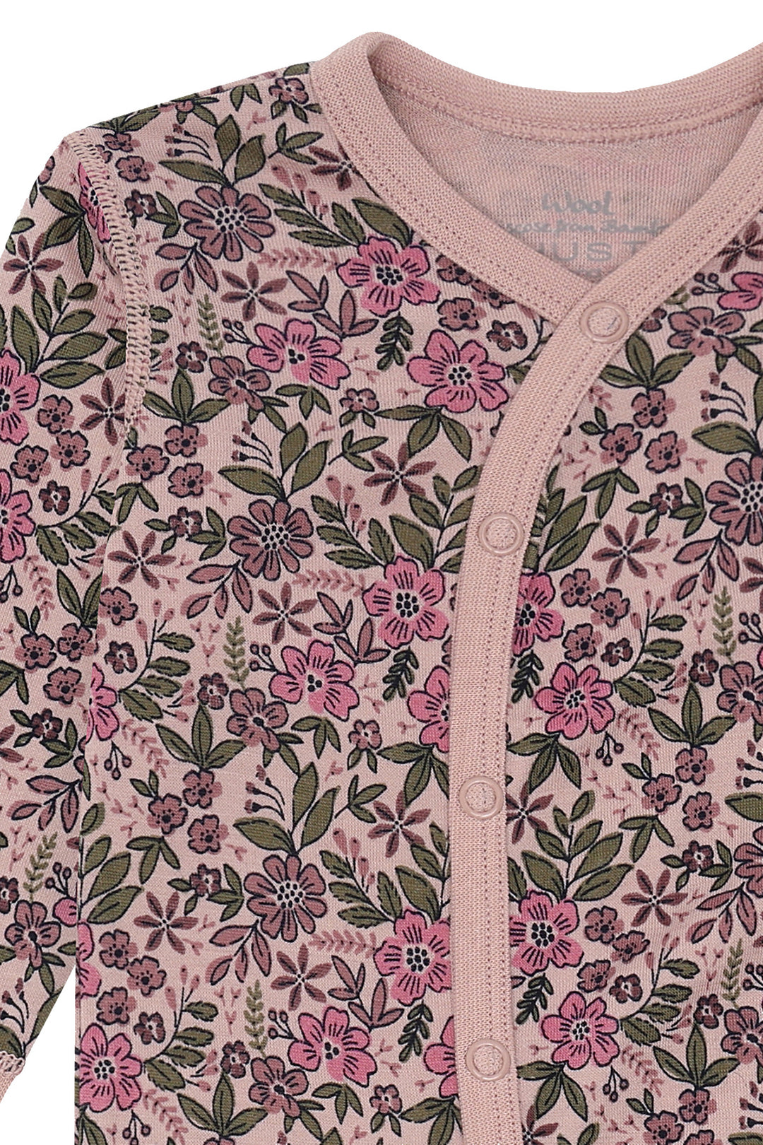 Hust &amp; Claire | Manu Flor Pysj Ull/Bambus – Adobe Rose