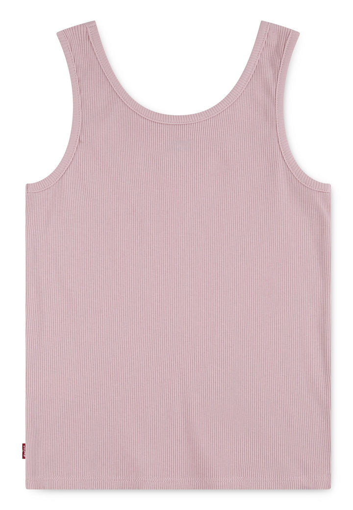 Levis Meet And Greet Ribbed Tank - Coral Blush