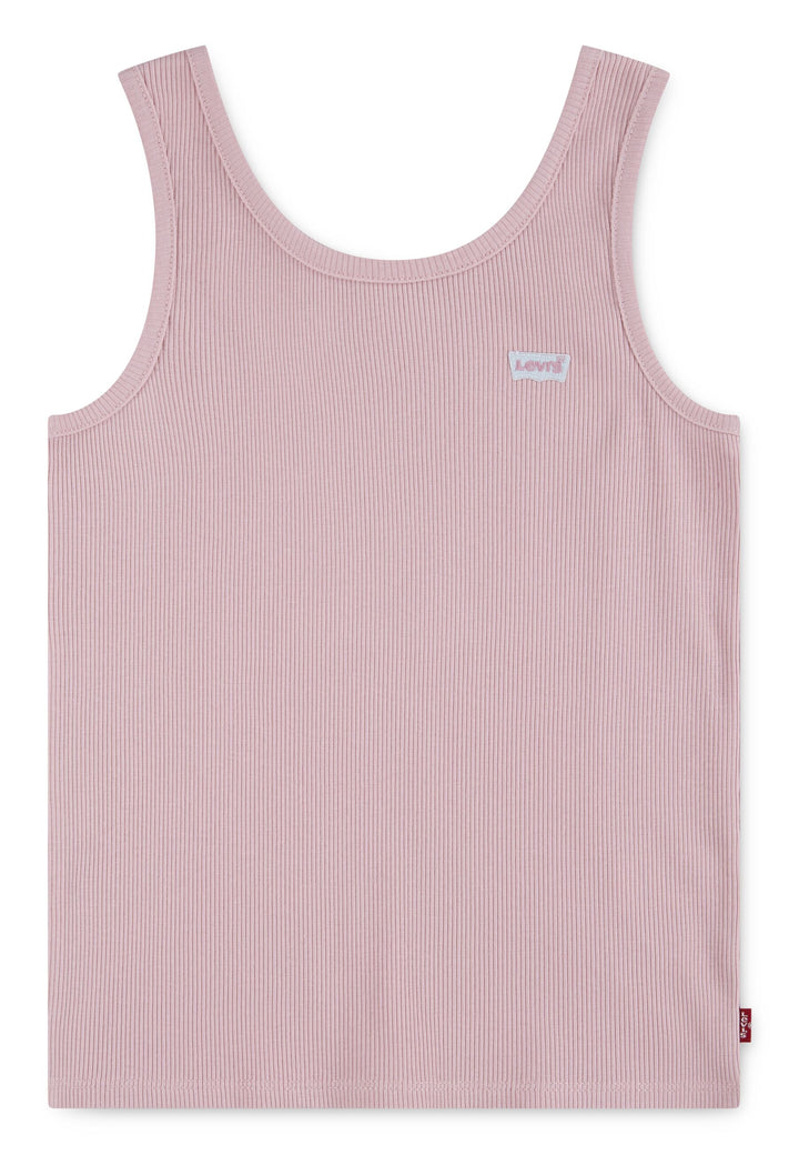 Levis Meet And Greet Ribbed Tank - Coral Blush