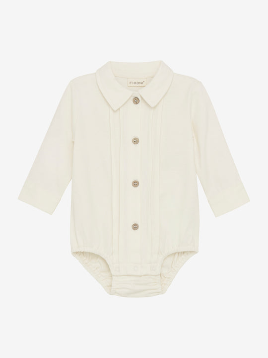 Fixoni Body Shirt LS - Eggnog - Torgunns Barneklær AS