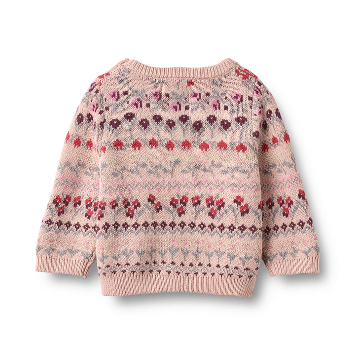 Wheat | Jacquard Pullover Mikmak – Dim Rose